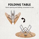 Round Camping Table Factory - Outdoor Aluminum Alloy Folding Picnic Self Driving Travel