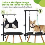 Dog Grooming Clamp Supplier - Ideal for Small Medium Pets Adjustable Table Arm Hammock