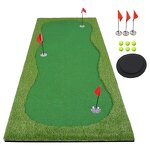 Golf Putting Mat Manufacturer - Green Long Challenging Putter Training Indoor Outdoor