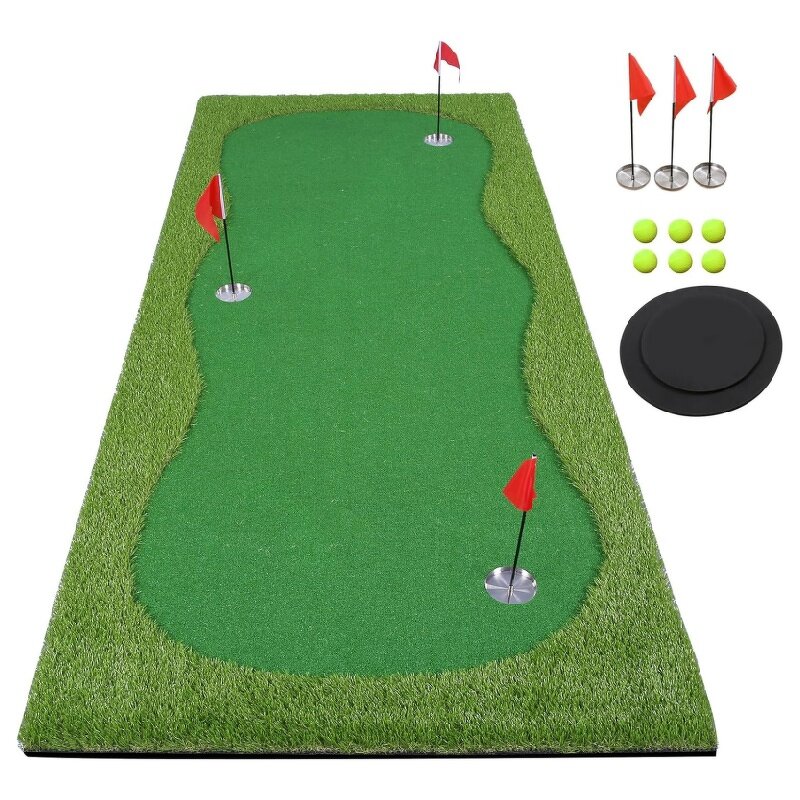 Golf Putting Mat Manufacturer - Green Long Challenging Putter Training Indoor Outdoor