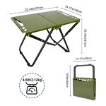 Outdoor Camping Table Supplier - Portable Folding Lightweight Beach Picnic Small Multifunctional