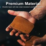 Leather Weight Lifting Gloves Factory - Lifting Grips Weightlifting Gloves Men Women Gym