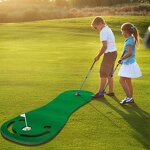 Golf Putting Practice Mat Supplier - Indoor Outdoor Adjustable Putter Balls Training Flags