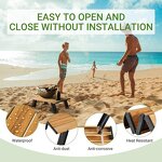 Portable Camping Table Supplier - Outdoor Picnic Tent Travel Beach Backpacking Mini