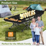 Camping Cot with Bag Manufacturer - Adults Folding Sleeping Cot Portable Wide Cot