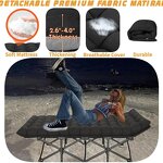 Portable Sleeping Bed Supplier - Adult Side Indoor Outdoor Office Travel Cot