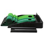 Indoor Golf Putting Mat Supplier - Training Mat with Auto Ball Return Tracks
