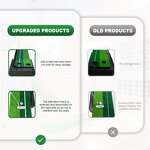 Indoor Golf Putting Mat Supplier - Training Mat with Auto Ball Return Tracks