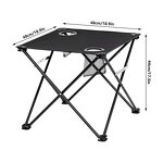 Camping Table Supplier - Picnic Sports Fishing Outdoor Small Folding with Cup Holders