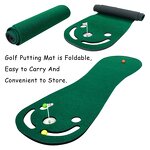 Golf Putting Practice Mat Supplier - Indoor Outdoor Adjustable Putter Balls Training Flags