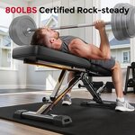 Foldable Weight Bench Supplier - Workout Extended Backrest Press Strength Training