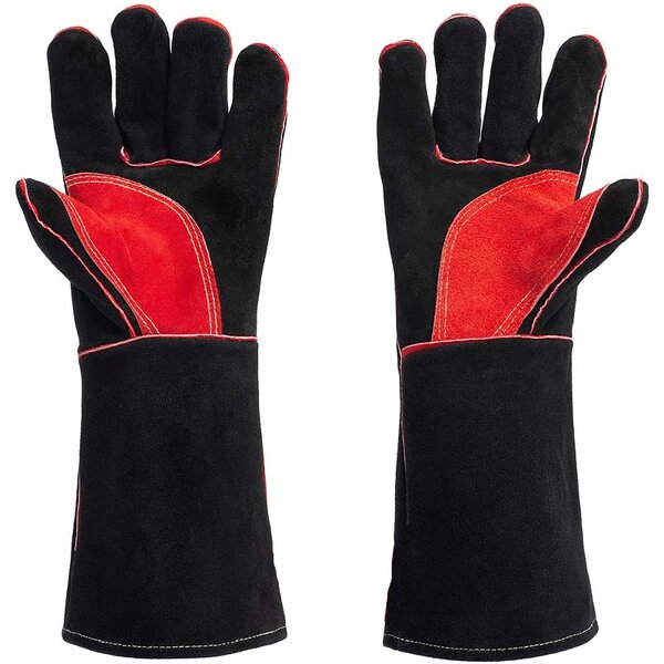 Heat Resistant Gloves Supplier - Stitching Fireplaces Fire Pits Wood Stoves Tig Animal