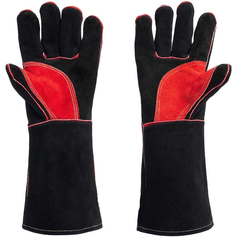Heat Resistant Gloves Supplier - Stitching Fireplaces Fire Pits Wood Stoves Tig Animal