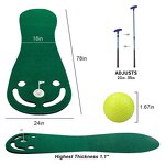 Golf Putting Practice Mat Supplier - Indoor Outdoor Adjustable Putter Balls Training Flags