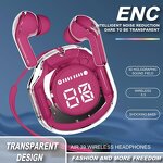 Transparent TWS Earbuds Manufacturer - Crystal BT5.3 Wireless Gaming Earphones