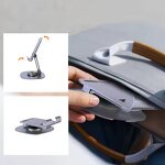 Metal Phone Stand Manufacturer - Portable 360 Rotation Foldable Desktop