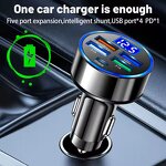 Car Charger Factory - Multi Ports PD Fast Charging Cellular Adapter