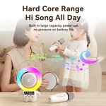 Astronaut BT Speaker Set Factory - RGB LED Clock Karaoke Microphone