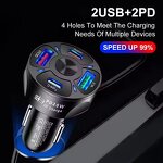 Car Charger Supplier - 18w Mini USB Quick Type C PD Dual Port