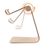 Custom Logo Phone Holder Factory - Portable ABS Aluminum Desktop Anti-Slip Base