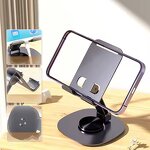 Metal Phone Stand Manufacturer - Portable 360 Rotation Foldable Desktop