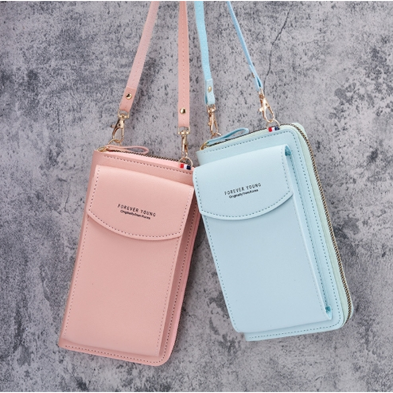 Mini Crossbody Bag Factory - PU Leather Woven Pearl Tassel Phone Bag