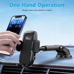Car Phone Holder Manufacturer - 360 Rotation Suction Cup Dashboard Mount