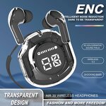 Transparent TWS Earbuds Manufacturer - Crystal BT5.3 Wireless Gaming Earphones