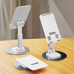 Adjustable Metal Phone Holder Manufacturer - 360 Rotating Alloy Desk Stand