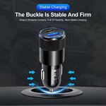 Car Phone Charger Factory - 4 Port USB 35W Wireless LED Light