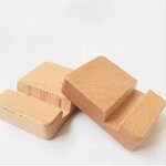 Wood Smartphone Holder Manufacturer - Natural Desktop Mobile Phone Stand