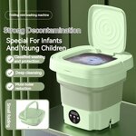 Portable Washing Machine Factory - 8L Folding Electric Spin Dry Laundry