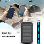 Waterproof Solar Power Bank Factory - 10000mAh Dual USB Polymer Battery