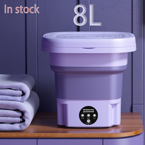 Portable Washing Machine Factory - 8L Folding Electric Spin Dry Laundry