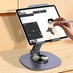 Metal Phone Stand Manufacturer - Portable 360 Rotation Foldable Desktop