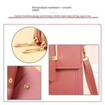 Geometric Phone Wallet Bag Factory - Faux Leather Flap Chain Luxury Design