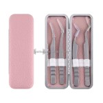 Lash Applicator Set Factory - Rose Gold Stainless Steel Tweezers