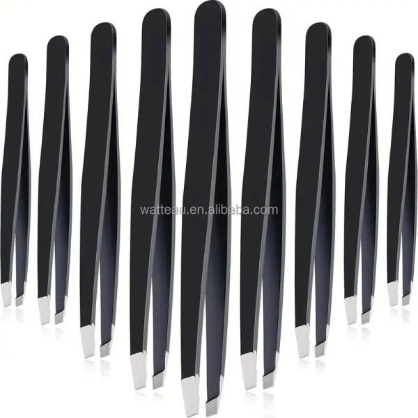 Eyebrow Tweezers Factory - Stainless Steel Anti-Acid Curved Straight