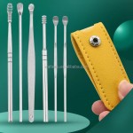 耳垢去除器生产商-6件软勺温和清洁