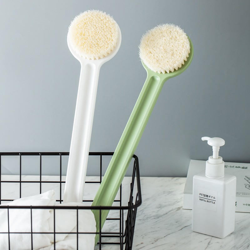 Bath Brush Manufacturer - Long-Handle Sisal Loofah Mesh Sponge