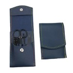 Nail Clipper Set Manufacturer - Custom 4PCS Leather Storage Bag