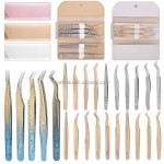 Lash Applicator Set Factory - Rose Gold Stainless Steel Tweezers