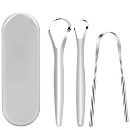 Tongue Scraper Manufacturer - 3pcs Stainless Steel Premium