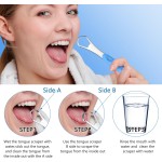 Tongue Scraper Set Manufacturer - 4 Pcs Travel Cases Adults Kids