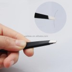 Eyebrow Tweezers Factory - Stainless Steel Anti-Acid Curved Straight