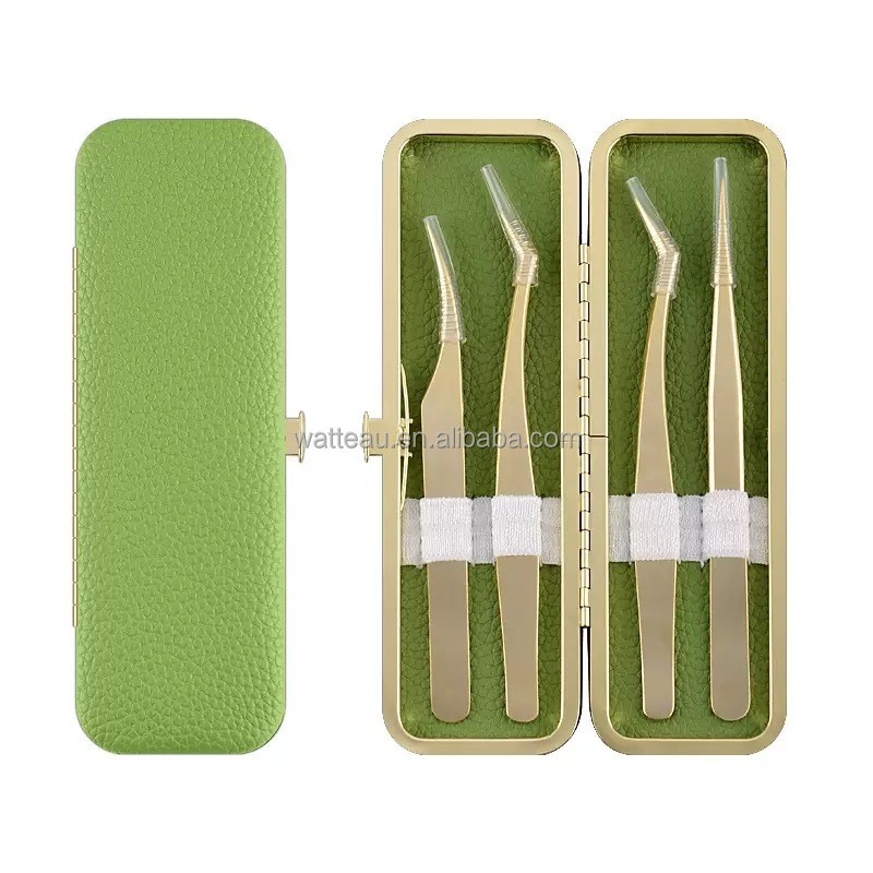 Lash Applicator Set Factory - Rose Gold Stainless Steel Tweezers