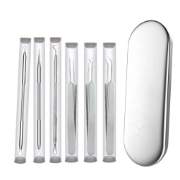 Blackhead Remover Kit Factory - 5pcs Stainless Steel Pimple Popper
