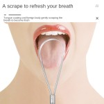 舌刮清洁器源头工厂-单柄双面涂层