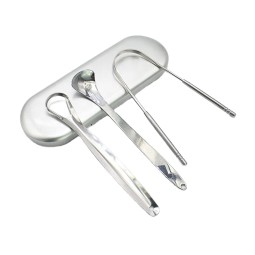 Tongue Scraper Manufacturer - Eco-friendly 3-Pcs Stainless Steel