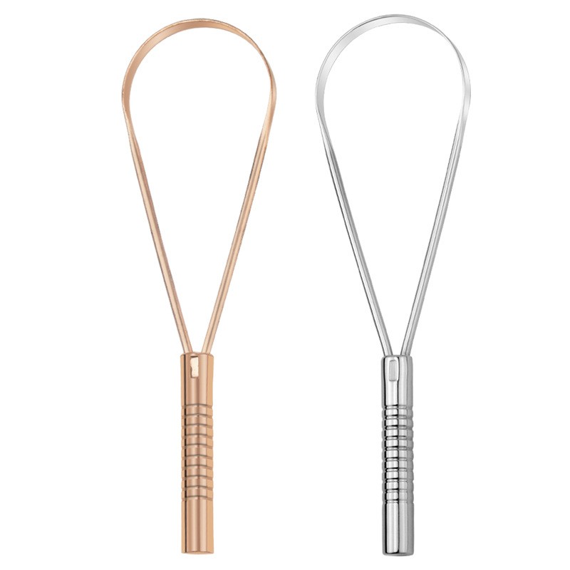 舌刮清洁器源头工厂-单柄双面涂层